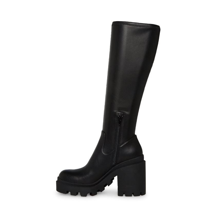 Black Steve Madden Roxanna Women's Knee-high Boots | PH 8475HGY